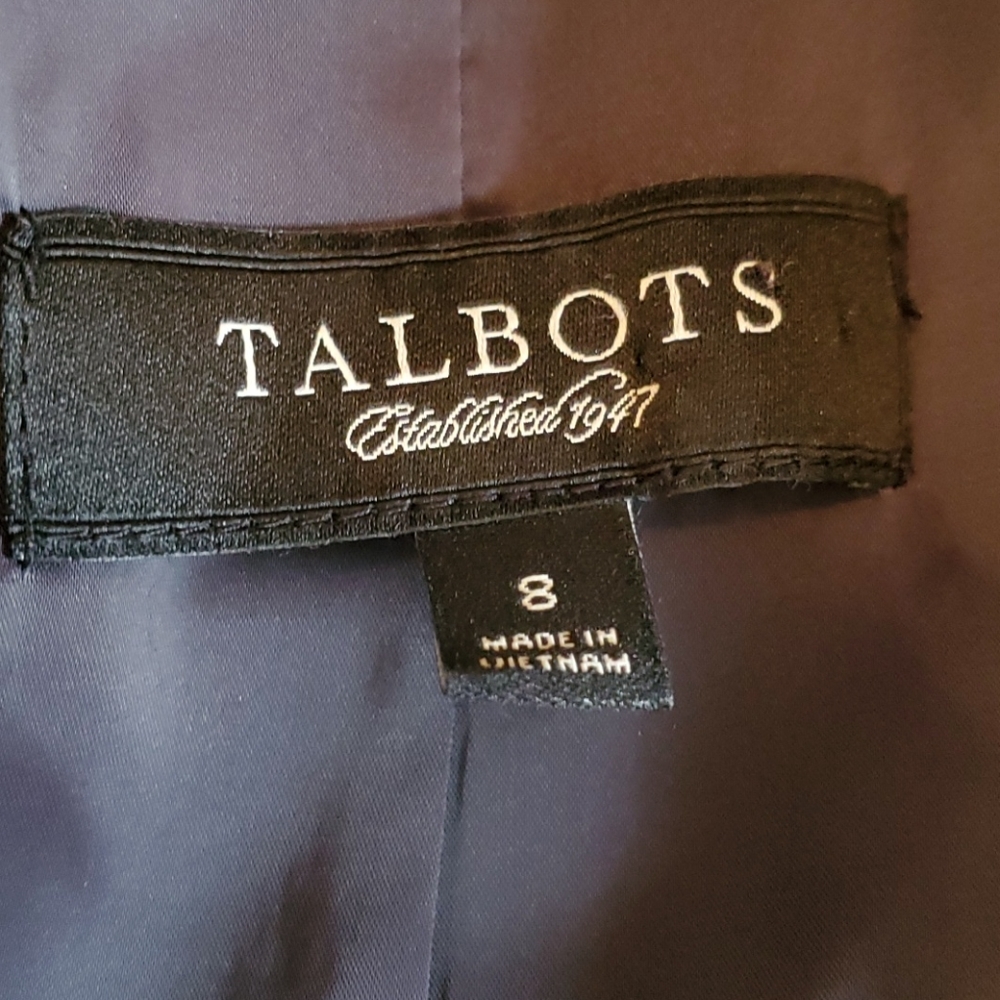 Talbots Gray Houndstooth Jacket - image 8